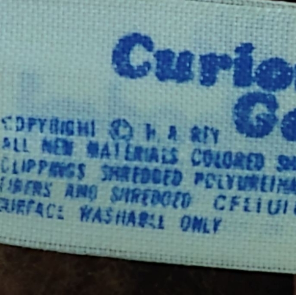 Vintage Curious George Stuffed Animal USA - Picture 6 of 8